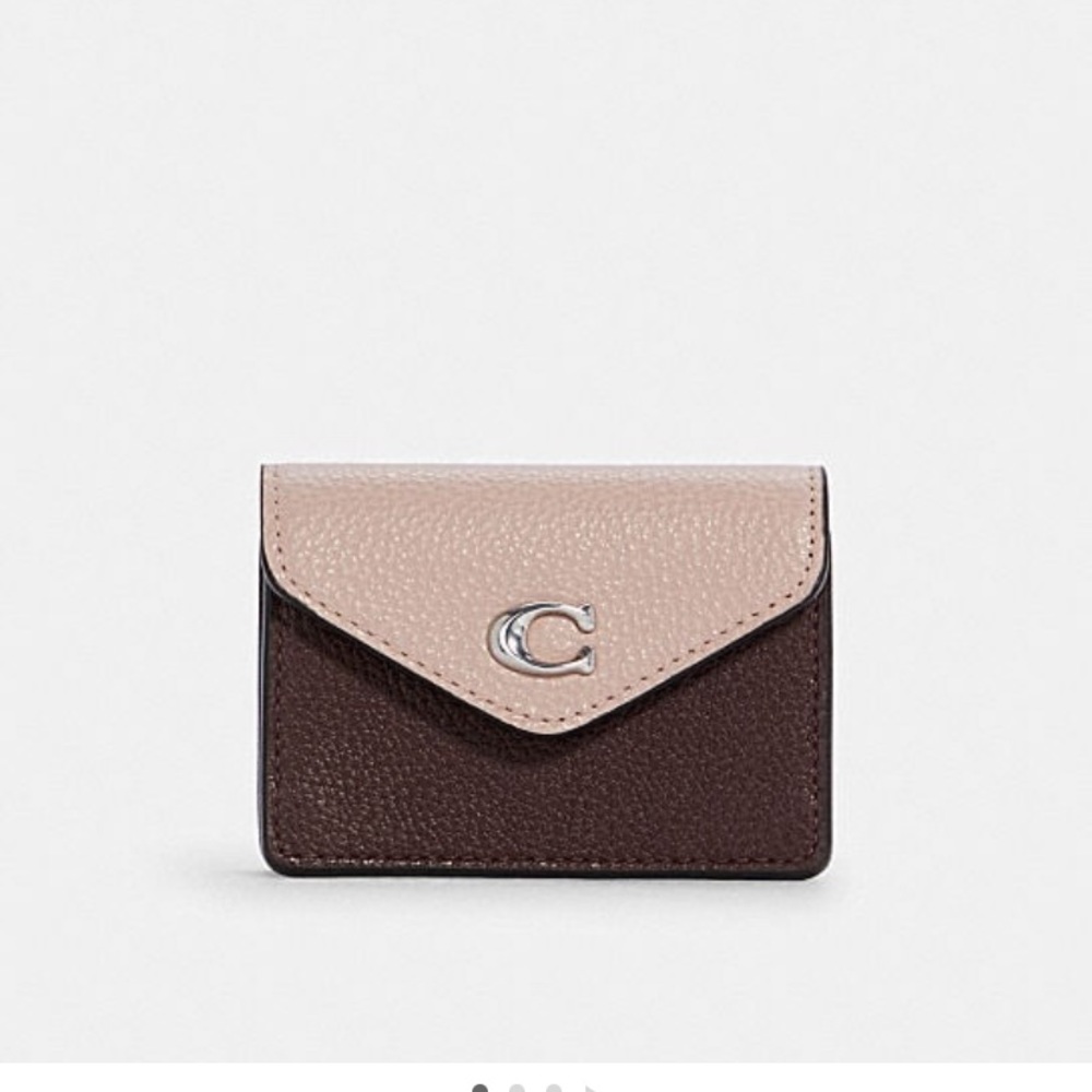 Coach card case wallet